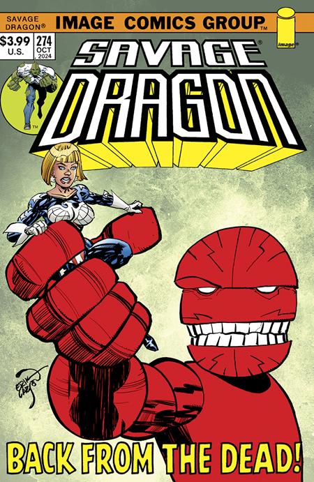 SAVAGE DRAGON #274 CVR B ERIK LARSEN 70S TRADE DRESS VAR (MR) (RES)