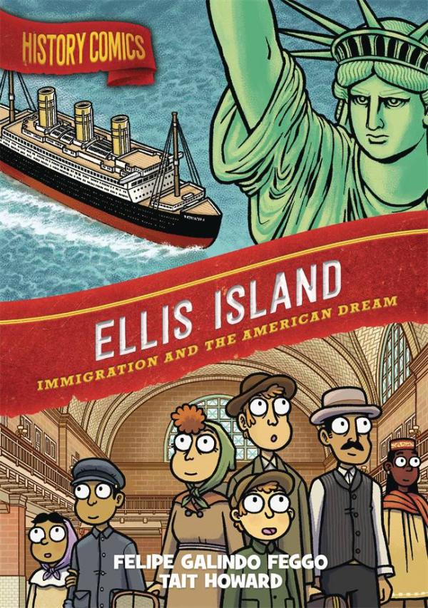 HISTORY COMICS ELLIS ISLAND HC GN