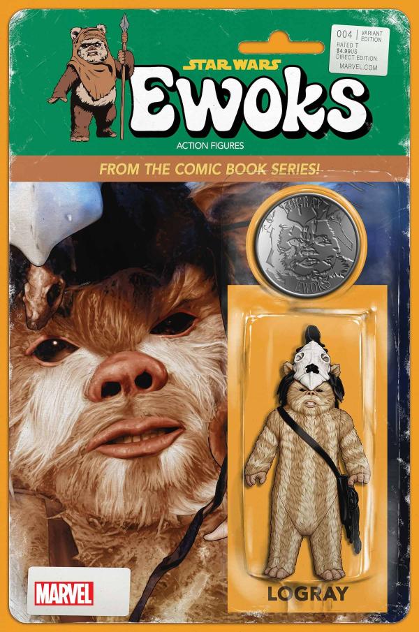 STAR WARS EWOKS #4 (OF 4) JTC ACTION FIGURE VAR