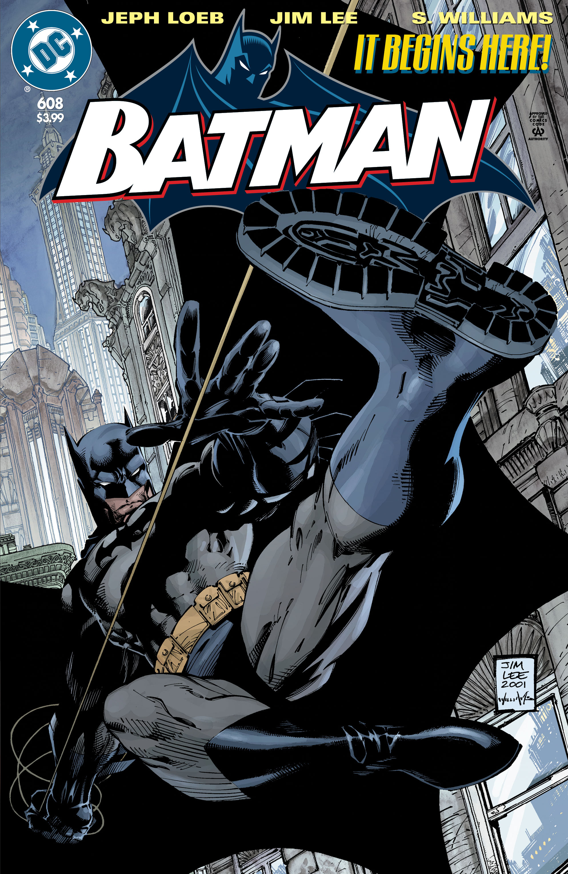 BATMAN #608 FACSIMILE EDITION CVR A JIM LEE