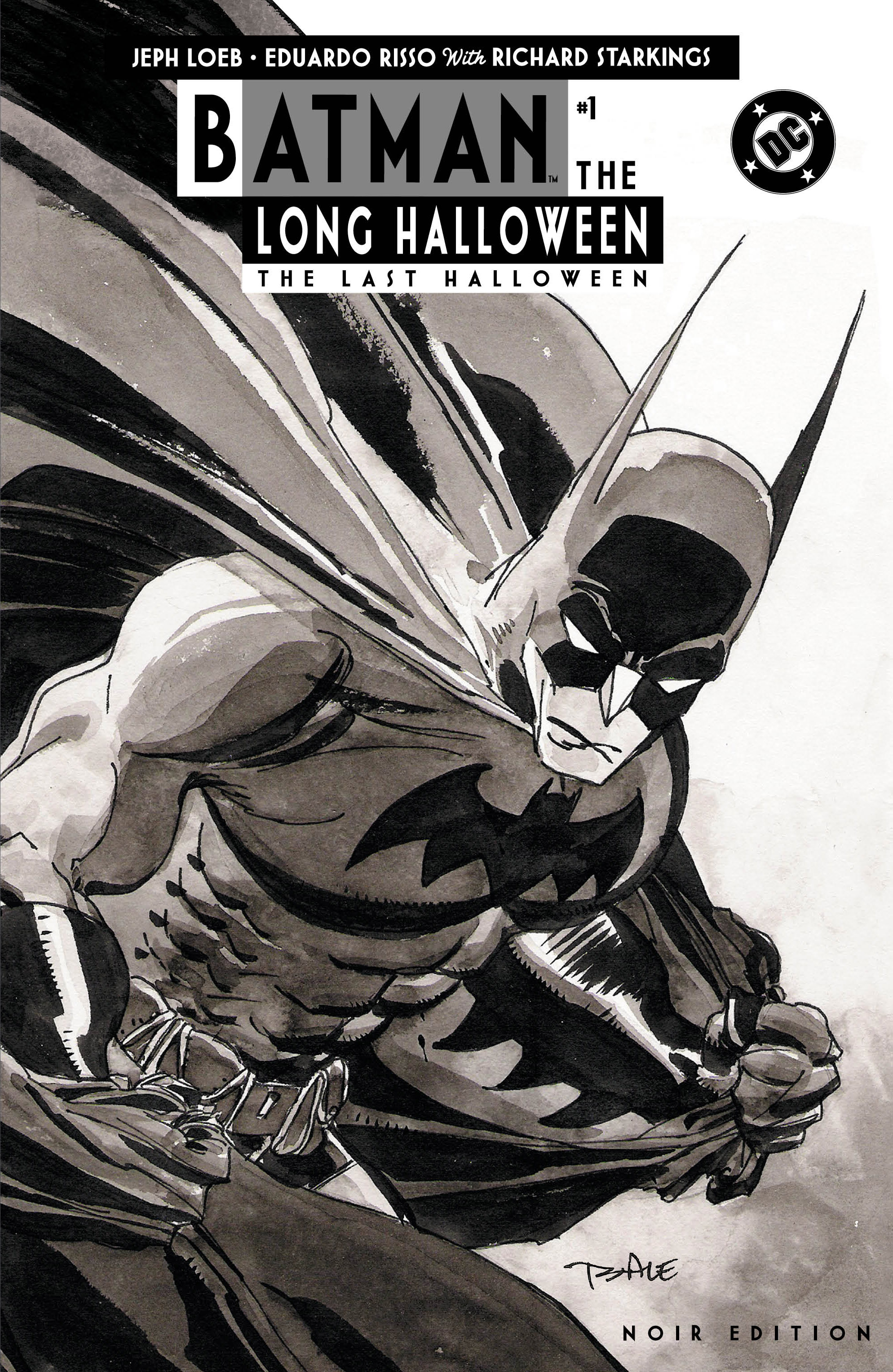 BATMAN THE LONG HALLOWEEN THE LAST HALLOWEEN NOIR EDITION #1 CVR A TIM SALE