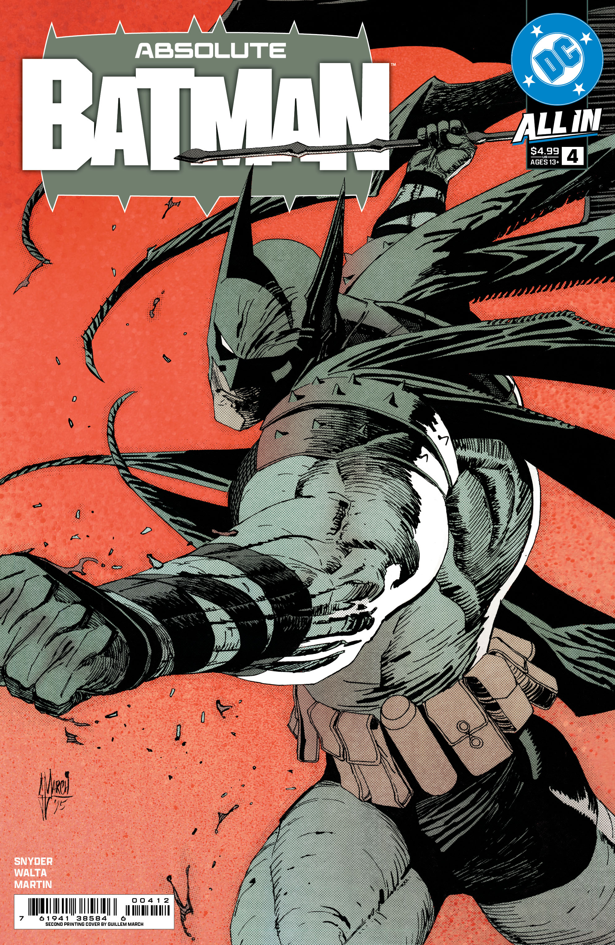 ABSOLUTE BATMAN #4 Second Printing Cvr A Guillem March