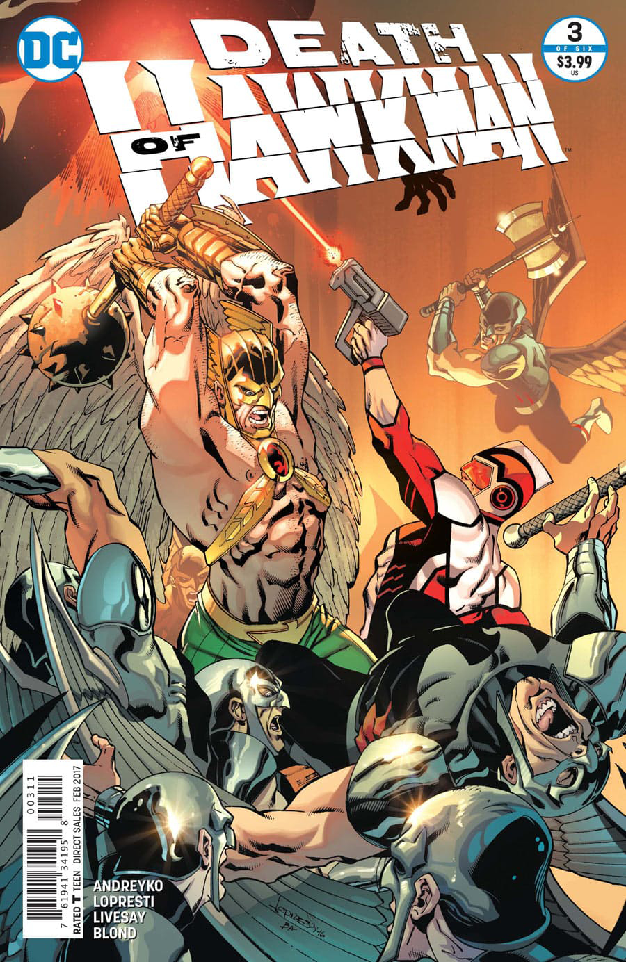 DEATH OF HAWKMAN #3 (OF 6)