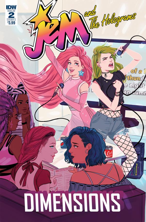 JEM & THE HOLOGRAMS DIMENSIONS #2 CVR A KEENAN