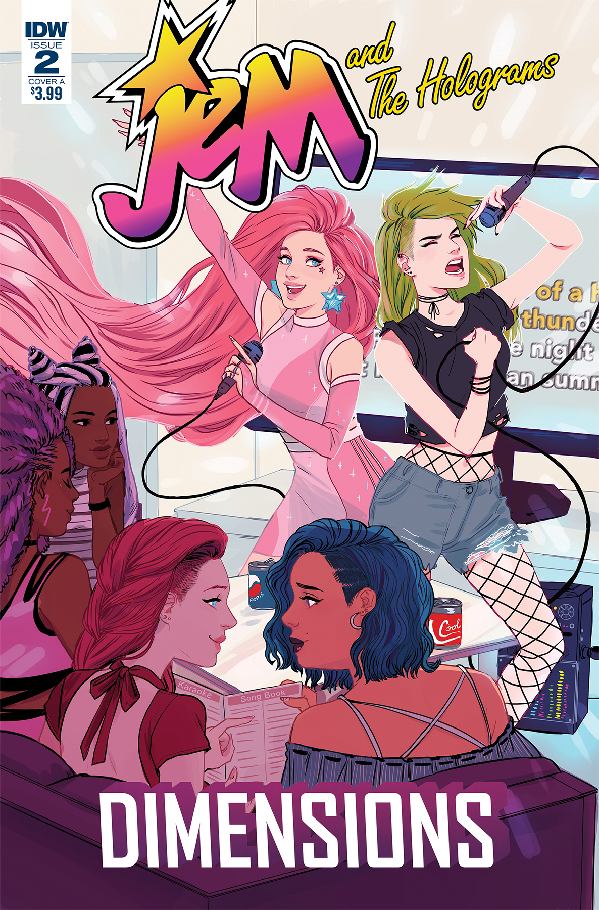 JEM & THE HOLOGRAMS DIMENSIONS #2 CVR A KEENAN