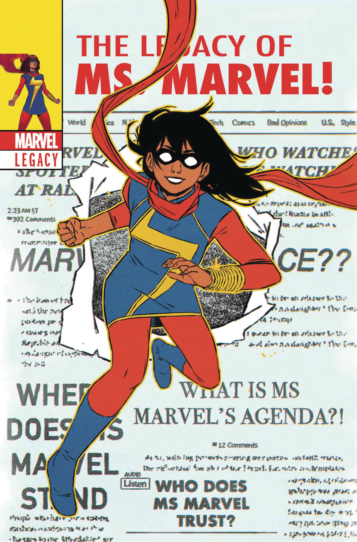 MS MARVEL #25 WYATT LH VAR LEG