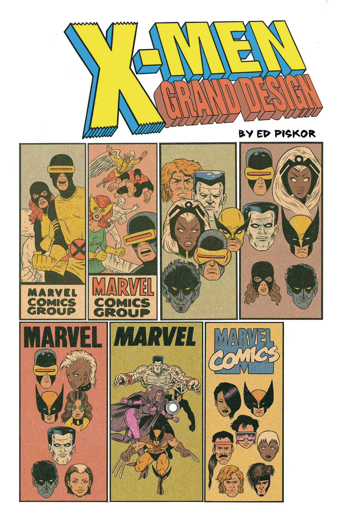 X-MEN GRAND DESIGN #1 PISKOR CORNER BOX VAR