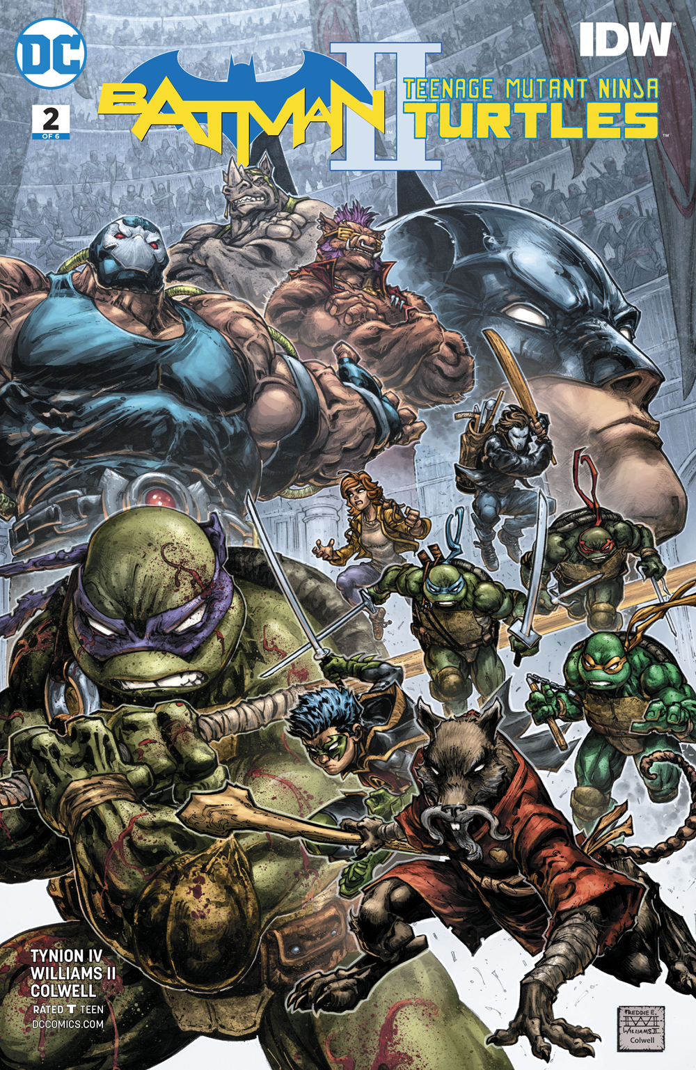 BATMAN TEENAGE MUTANT NINJA TURTLES II #2