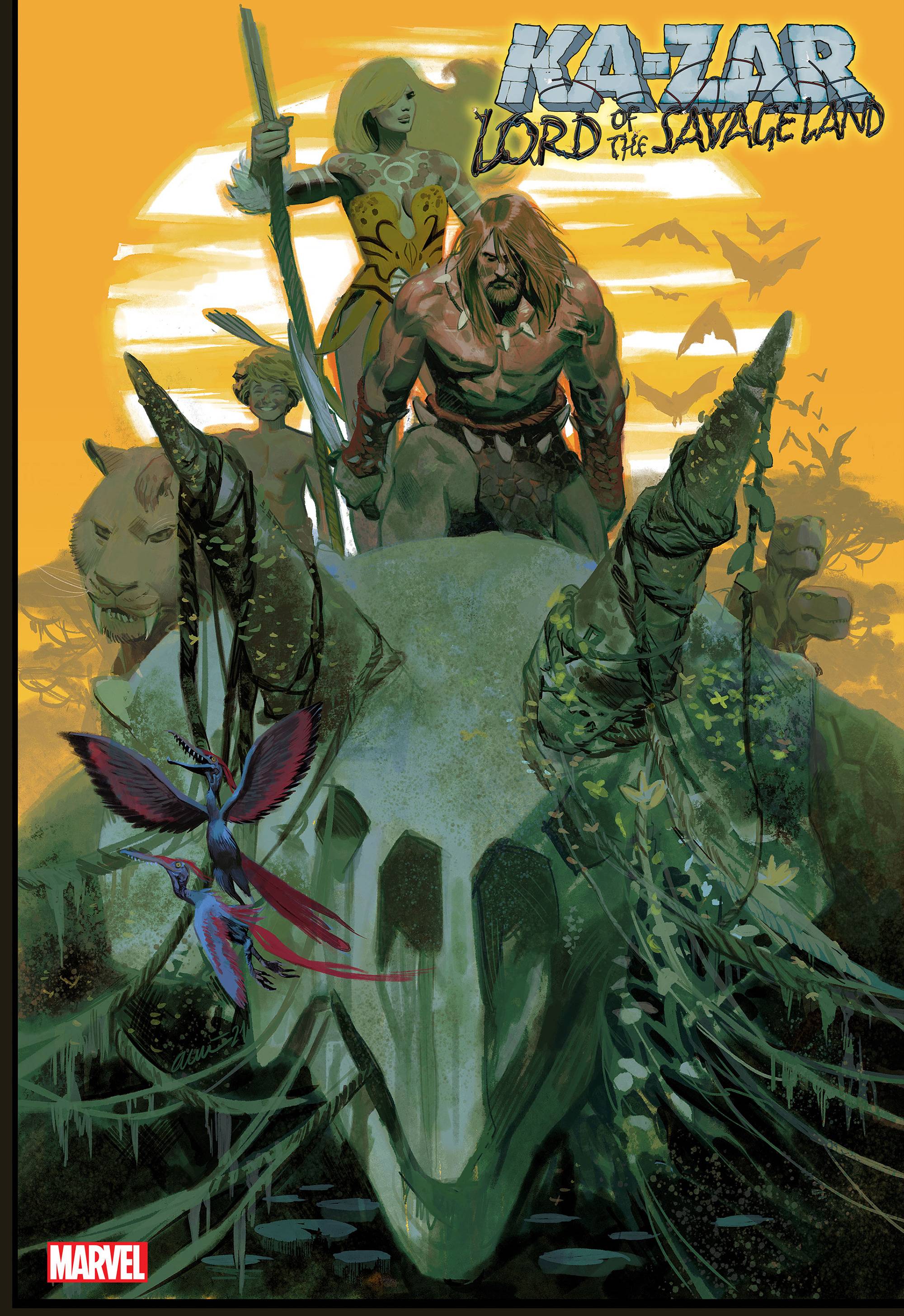 KA-ZAR LORD SAVAGE LAND #5 (OF 5) ACUNA VAR