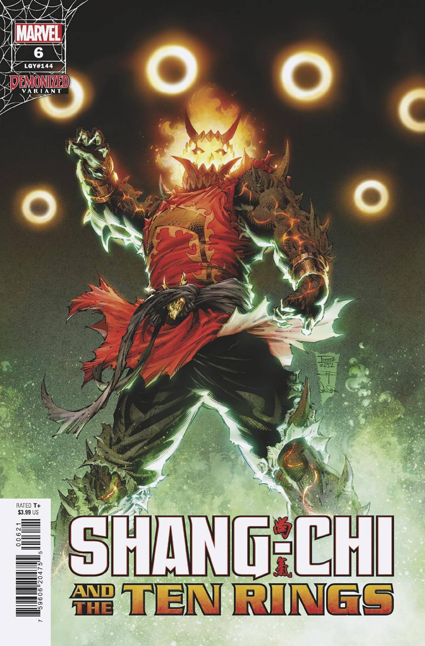 SHANG-CHI AND TEN RINGS #6 DEMONIZED VAR