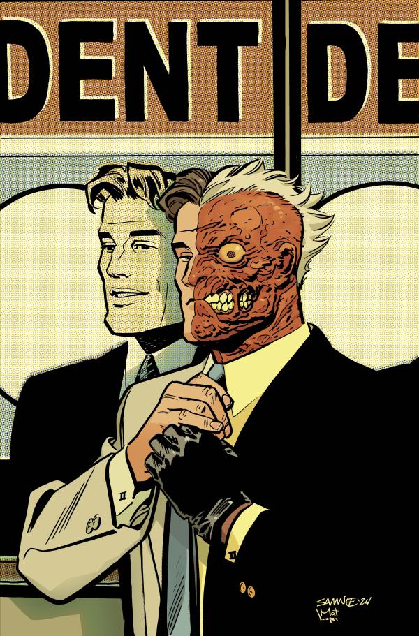 TWO-FACE #1 (OF 6) CVR C CHRIS SAMNEE CARD STOCK VAR