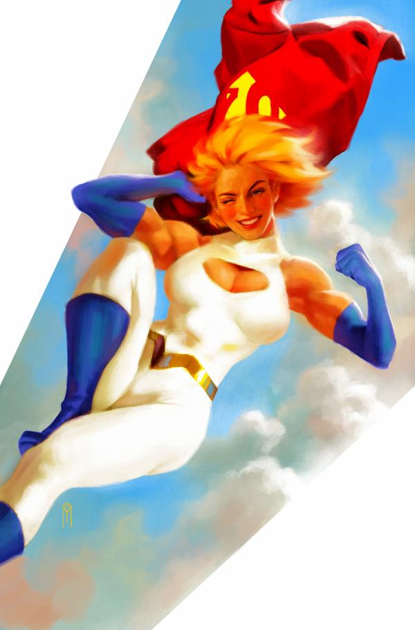 POWER GIRL #16 CVR B MIGUEL MERCADO CARD STOCK VAR