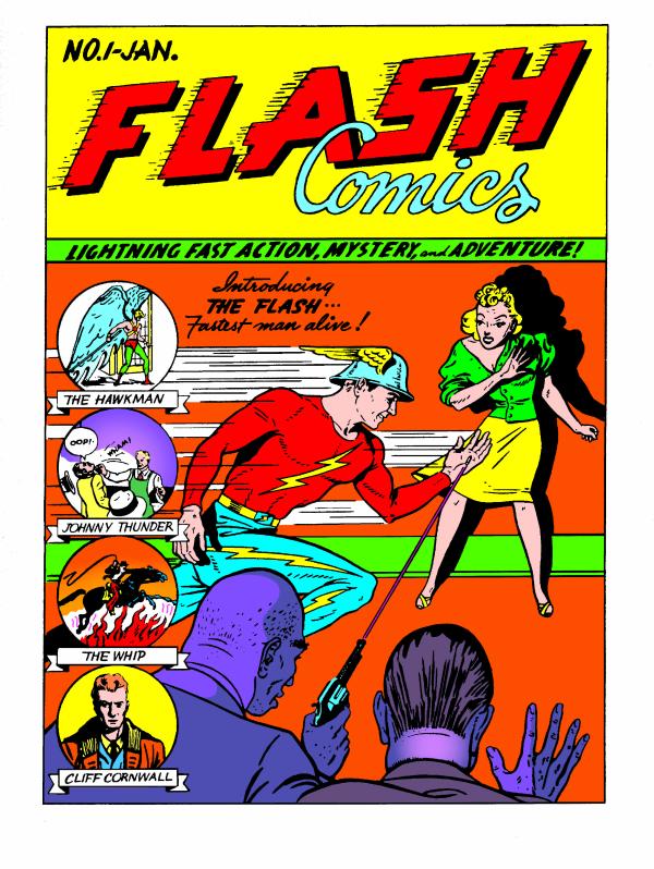 FLASH COMICS #1 FACSIMILE EDITION CVR A SHELDON MOLDOFF