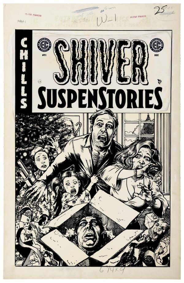 EC SHIVER SUSPENSTORIES #1 (ONE SHOT) CVR B ADAM HUGHES VAR (MR)