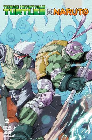 TEENAGE MUTANT NINJA TURTLES X NARUTO #2 75 COPY ORTIZ