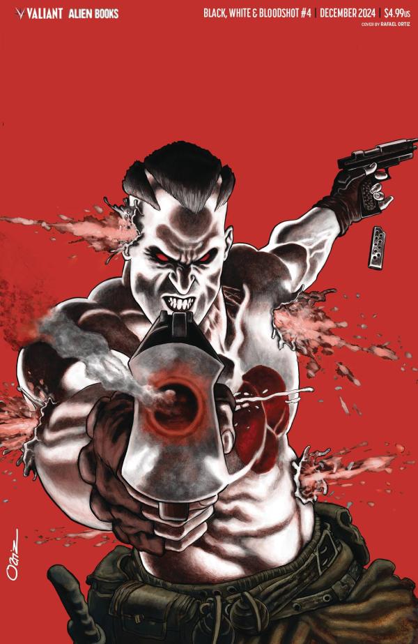 BLACK WHITE & BLOODSHOT #4 (OF 4) CVR D ORTIZ VIRGIN (MR)