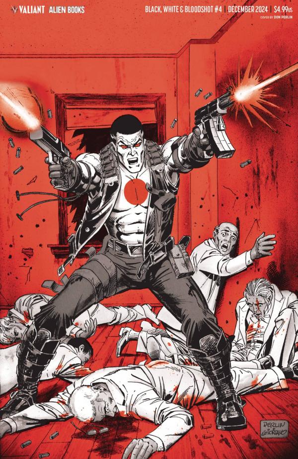 BLACK WHITE & BLOODSHOT #4 (OF 4) CVR F PERLIN VIRGIN (MR)