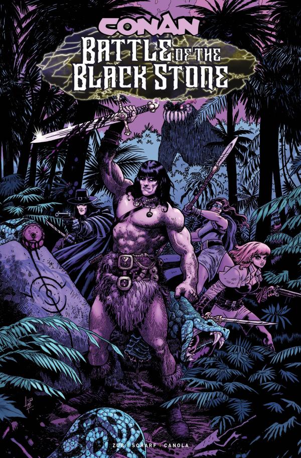 CONAN BARBARIAN BATTLE BLACKSTONE #4 (OF 4) CVR B BELANGER (