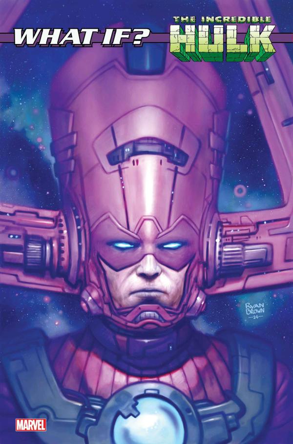 WHAT IF GALACTUS GALACTUS TRANSFORMED HULK #1 RYAN BROWN VAR