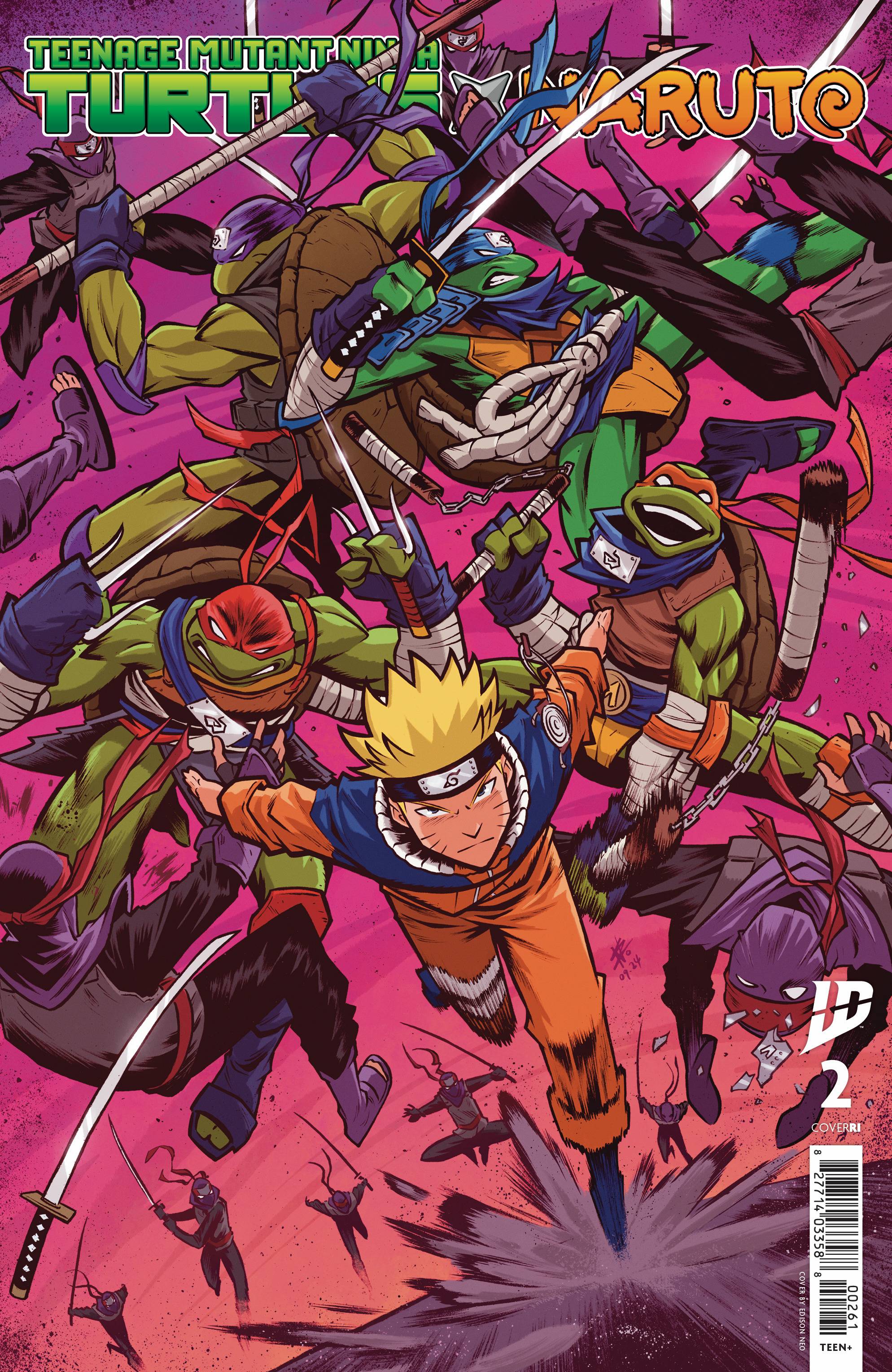 TEENAGE MUTANT NINJA TURTLES X NARUTO #2 50 COPY NEO