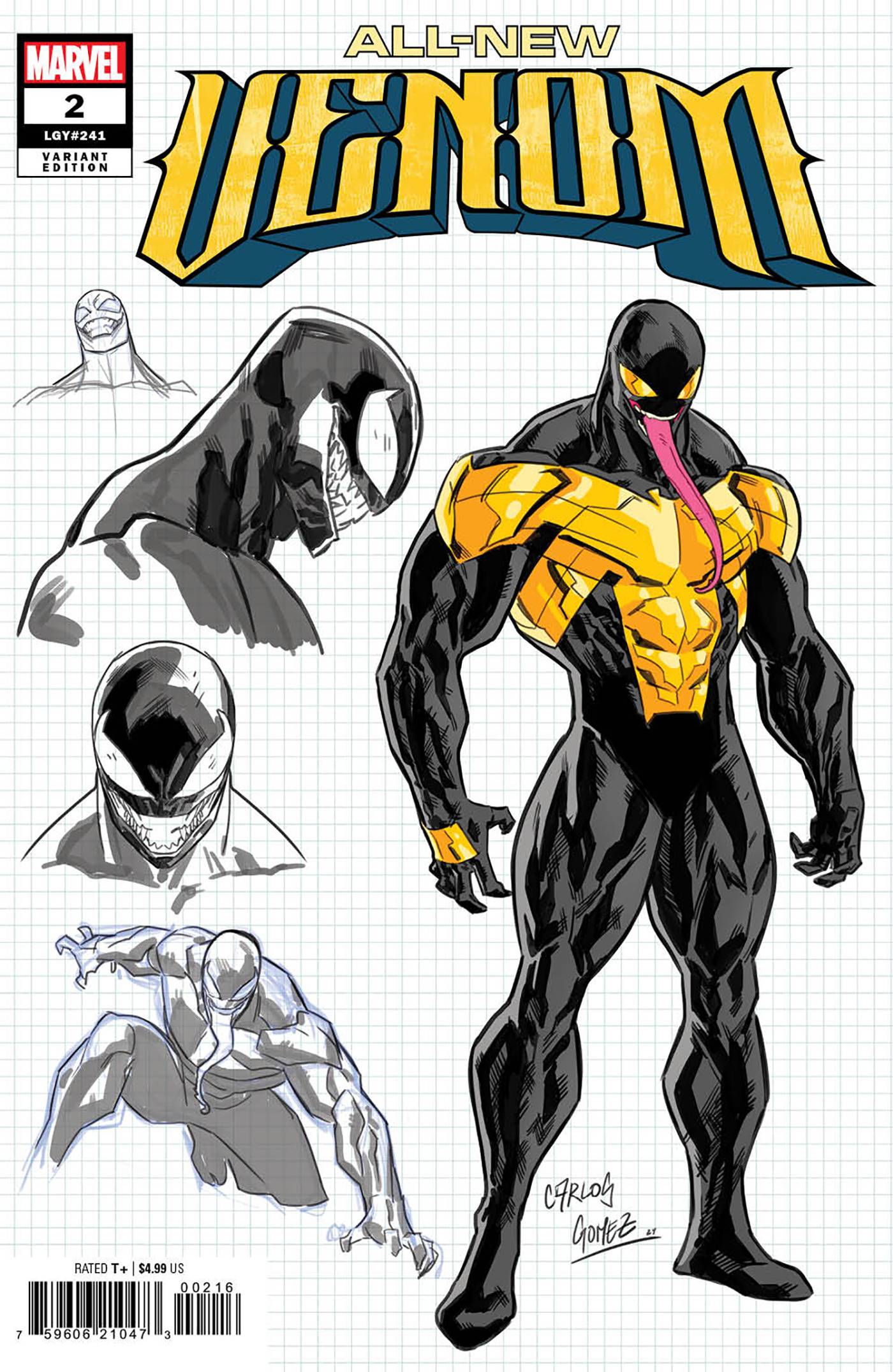 ALL NEW VENOM #2 10 COPY INCV CARLOS GOMEZ DESIGN VAR