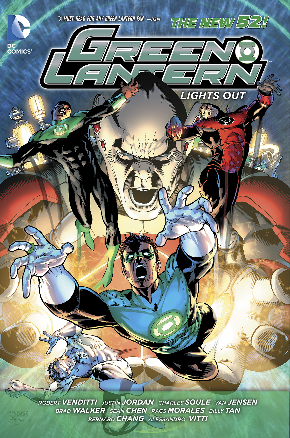 GREEN LANTERN LIGHTS OUT TP (N52)