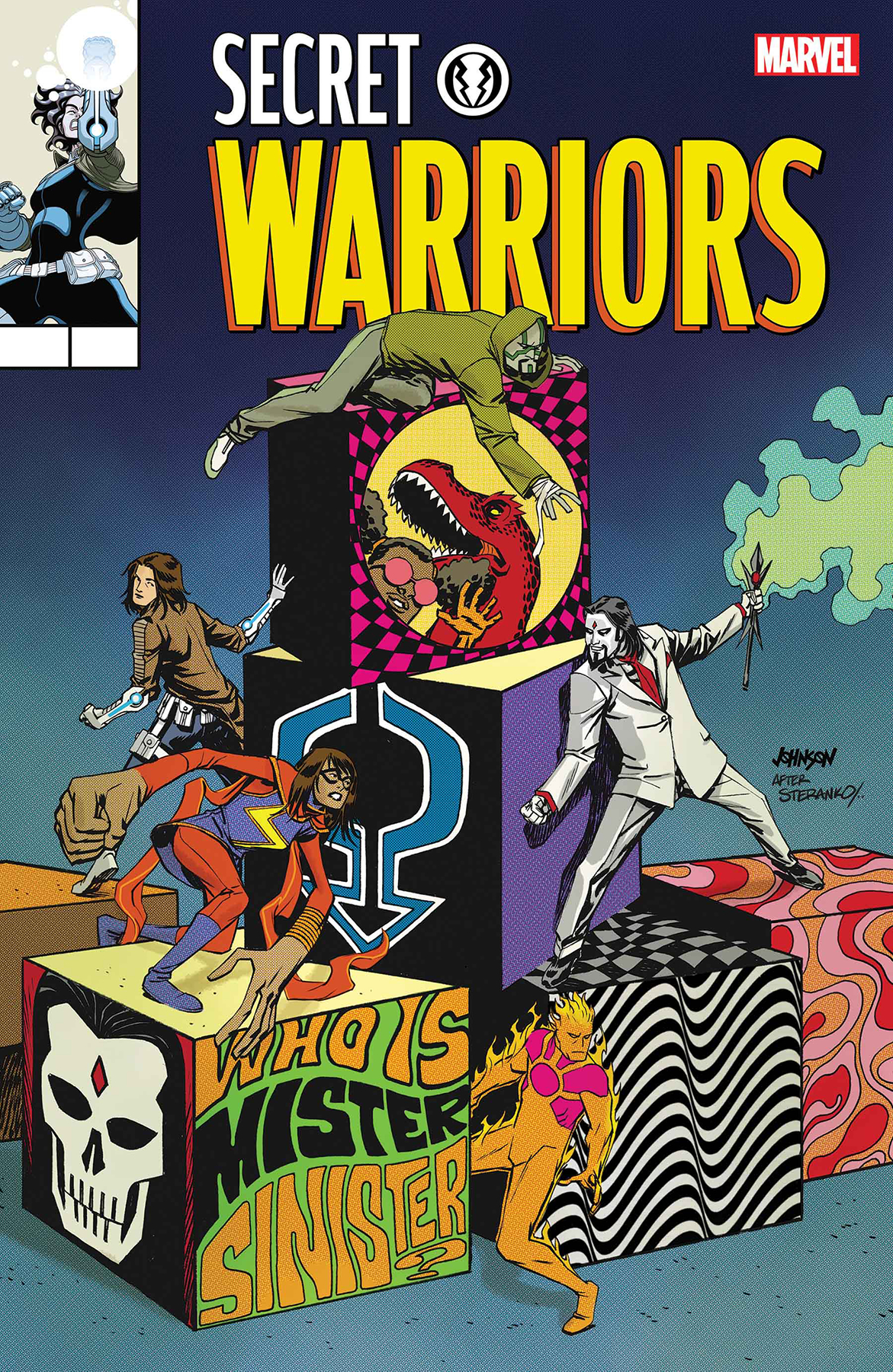 SECRET WARRIORS #8 JOHNSON LH VAR LEG