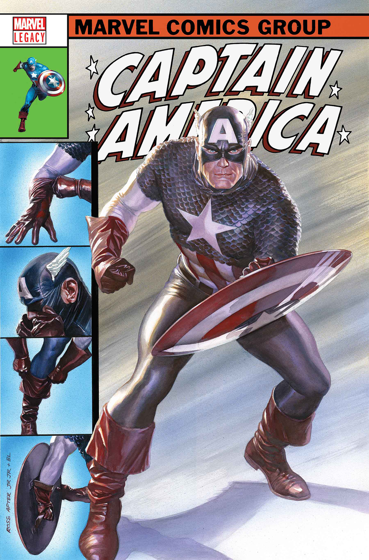 CAPTAIN AMERICA #695 ALEX ROSS LH VAR LEG