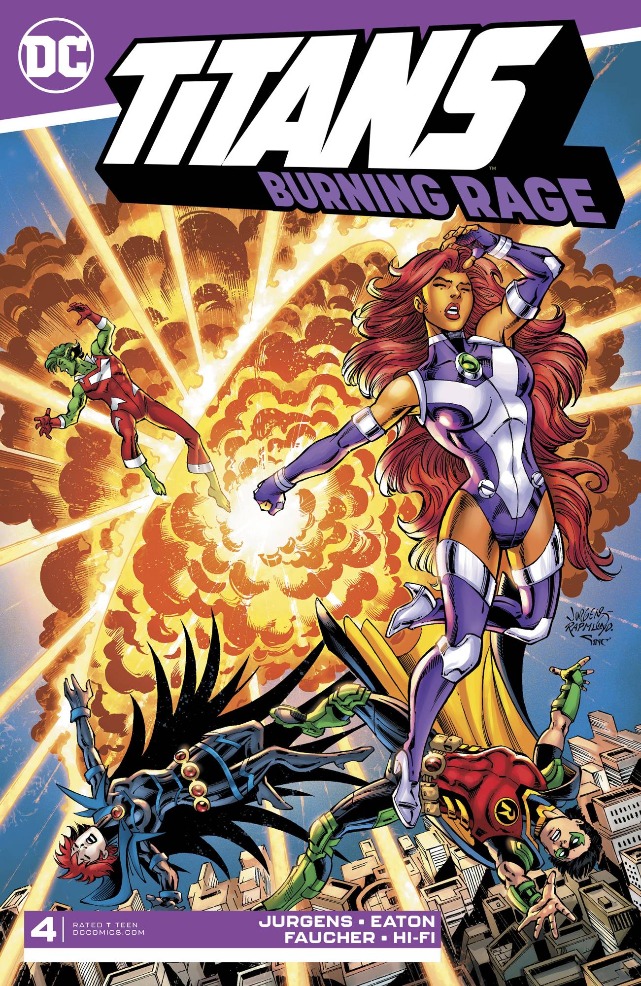 TITANS BURNING RAGE #4