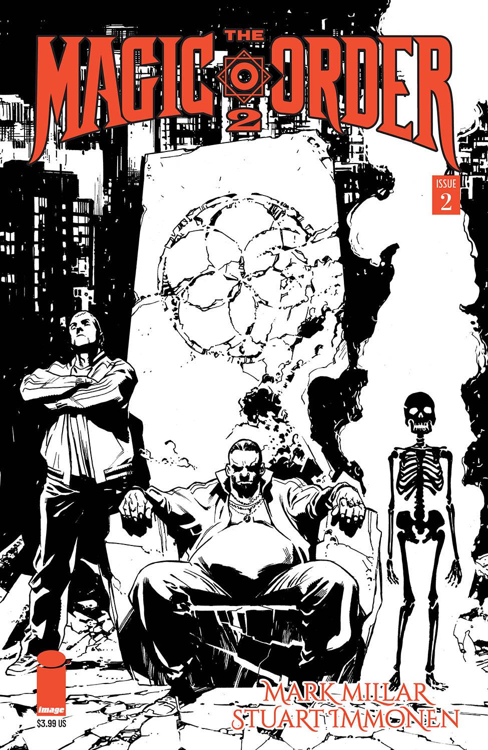 MAGIC ORDER 2 #2 (OF 6) CVR B IMMONEN B&W (MR)