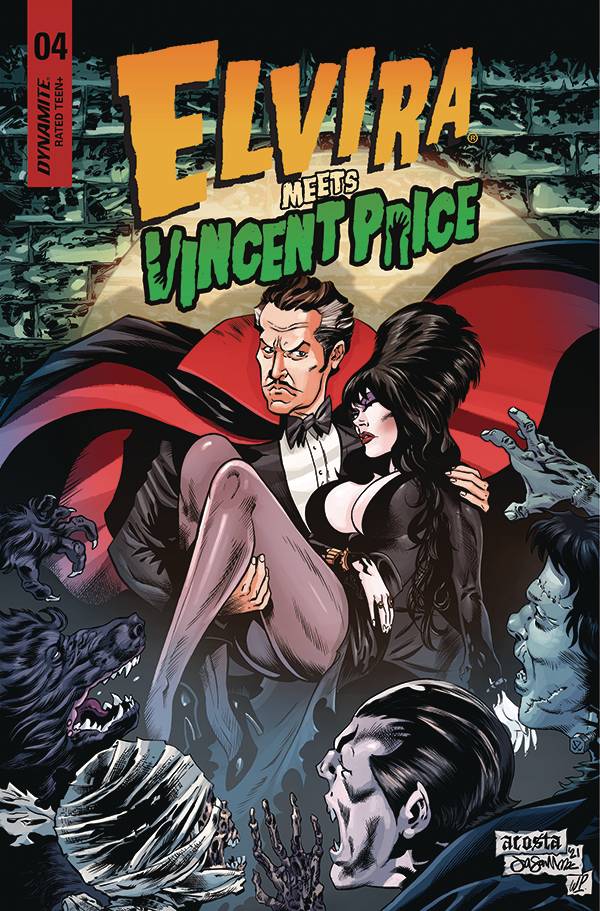 ELVIRA MEETS VINCENT PRICE #4 CVR A ACOSTA