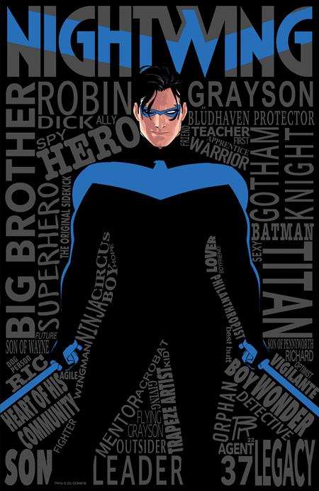 NIGHTWING #99 CVR E INC 1:50 BRUNO REDONDO TEXT CARD STOCK VAR