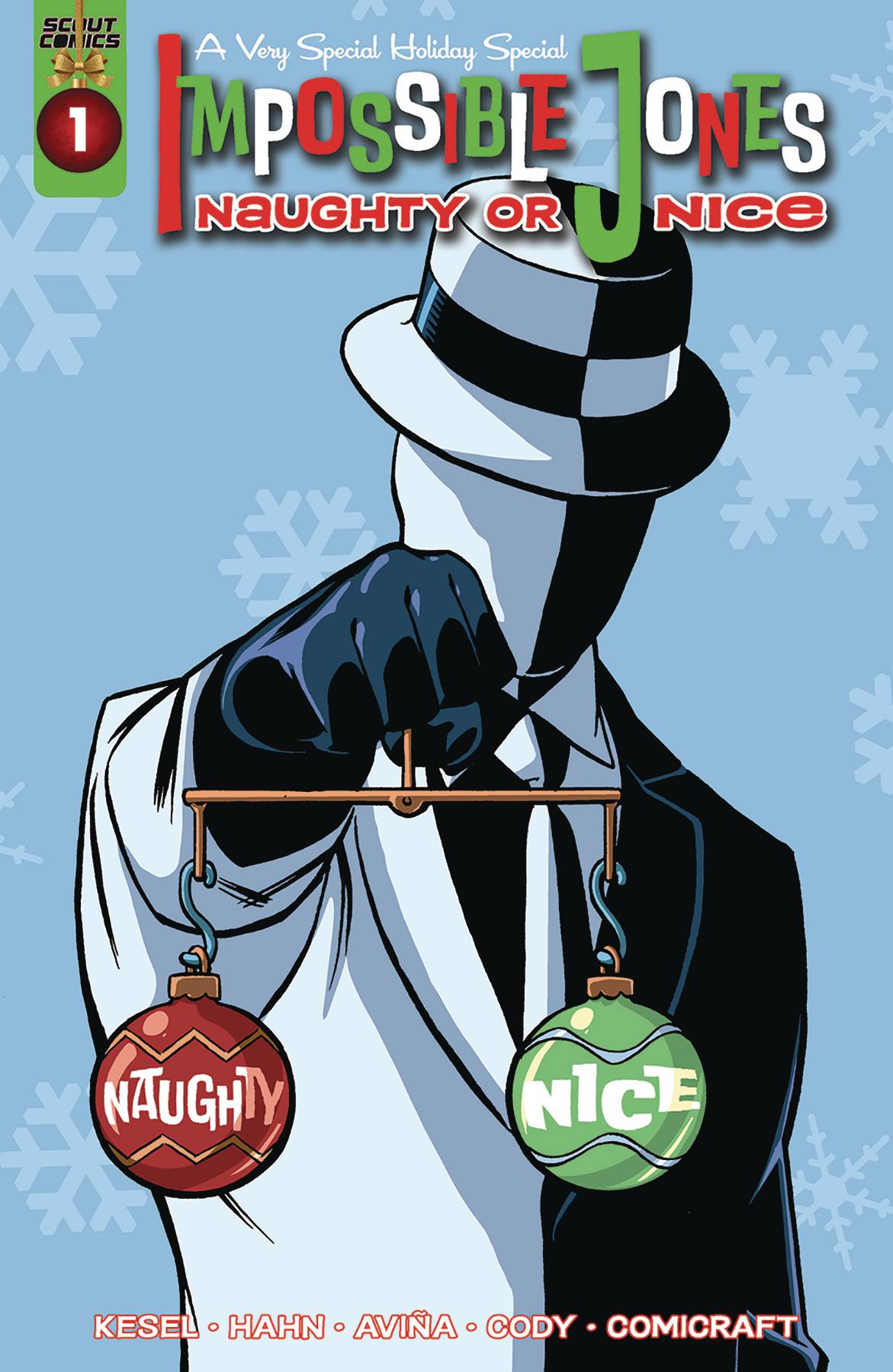 IMPOSSIBLE JONES NAUGHTY OR NICE #1 CVR B HAHN