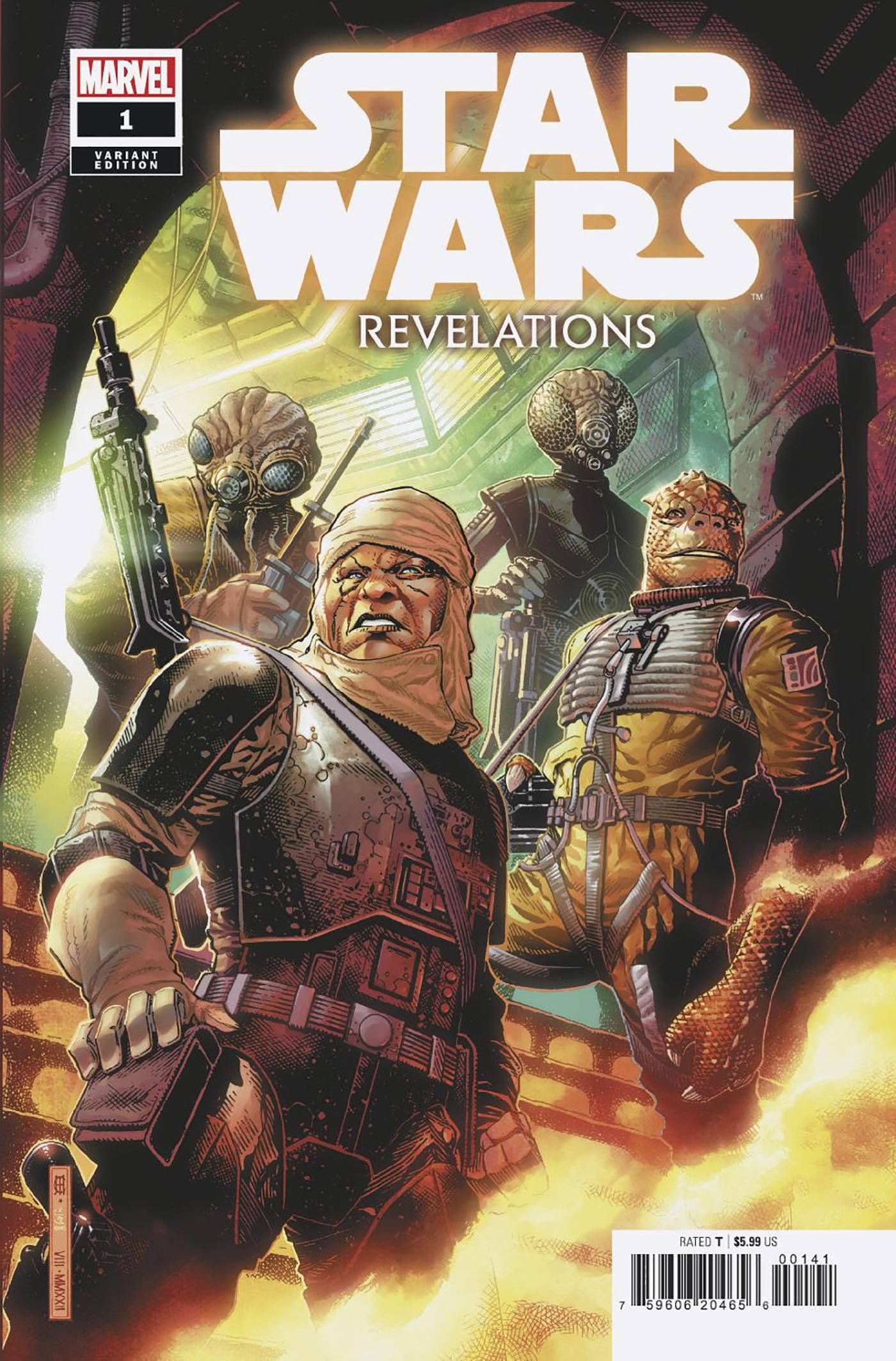 STAR WARS REVELATIONS #1 1:50 COPY INCV CHEUNG VAR