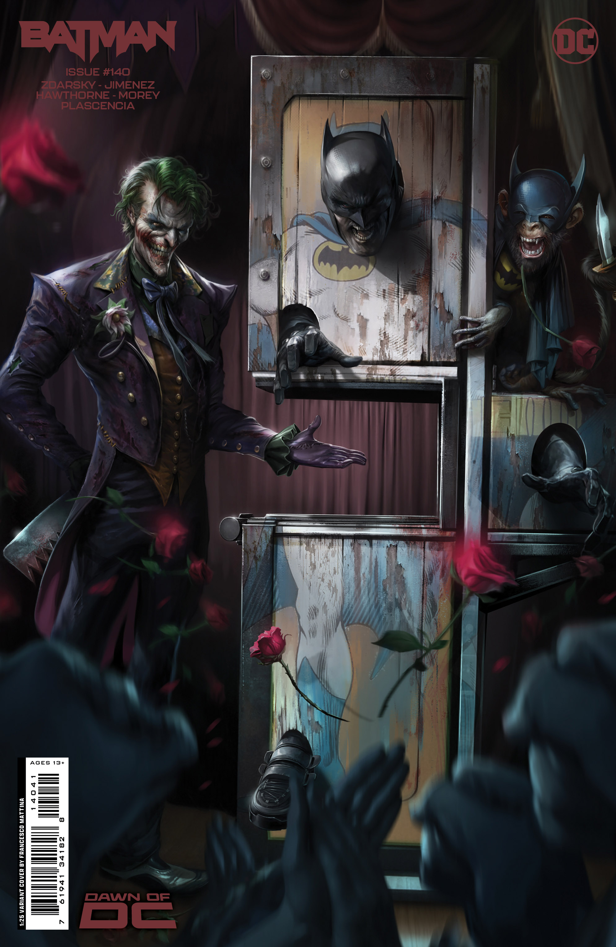 BATMAN #140 CVR F INC 1:25 FRANCESCO MATTINA CARD STOCK VAR