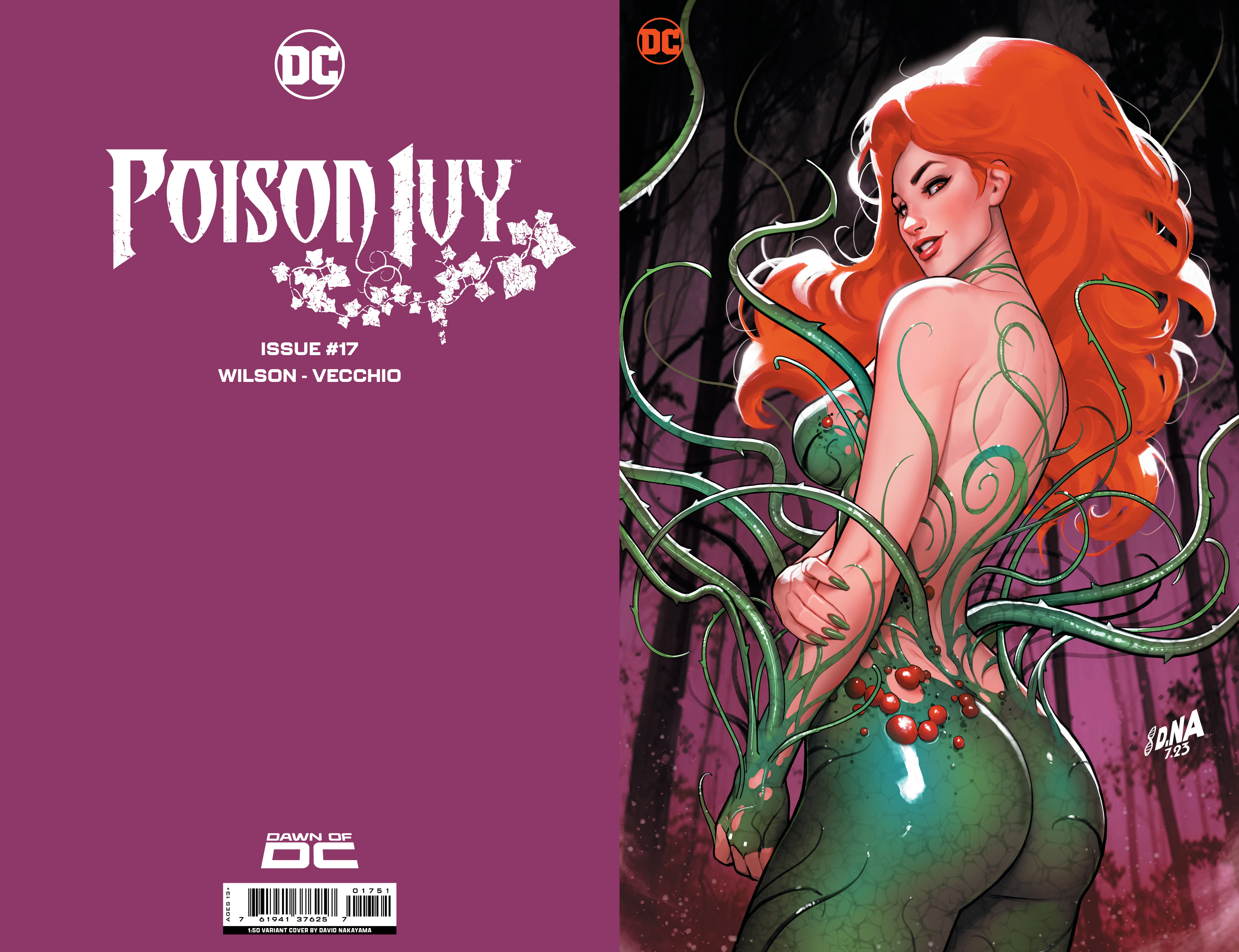 POISON IVY #17 CVR F INC 1:50 DAVID NAKAYAMA CARD STOCK VAR