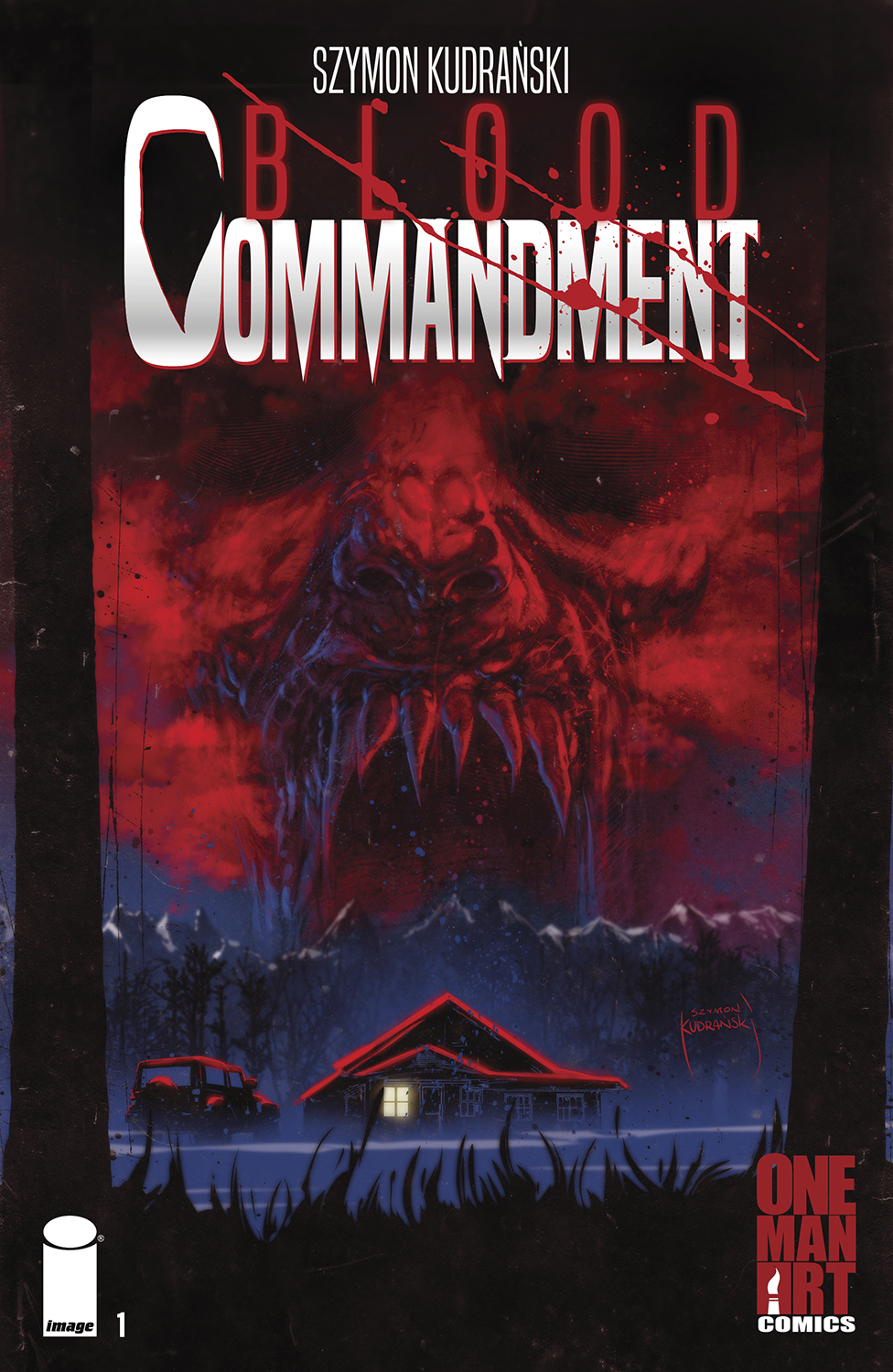 BLOOD COMMANDMENT #1 (OF 4) CVR A SZYMON KUDRANSKI