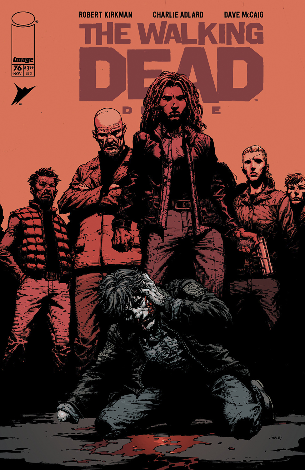 WALKING DEAD DELUXE #76 CVR A DAVID FINCH & DAVE MCCAIG