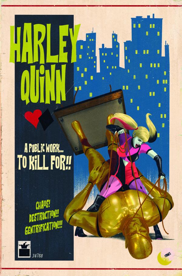 HARLEY QUINN #45 CVR C JORGE FORNES CARD STOCK VAR