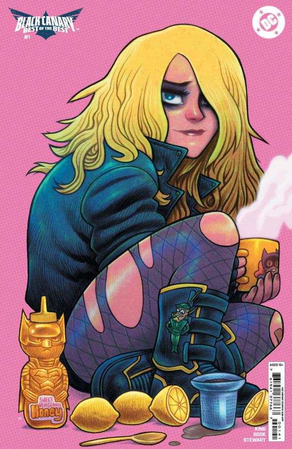 BLACK CANARY BEST OF THE BEST #1 (OF 6) CVR E INC 1:50 DAN HIPP CARD STOCK VAR