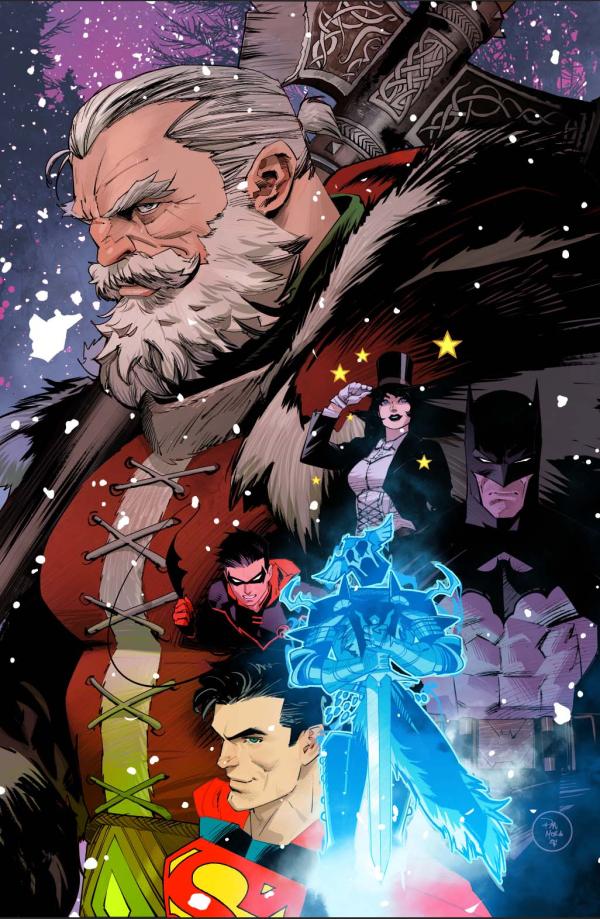 BATMAN SANTA CLAUS SILENT KNIGHT RETURNS #1 (OF 5) CVR B DAN MORA CARD STOCK VAR