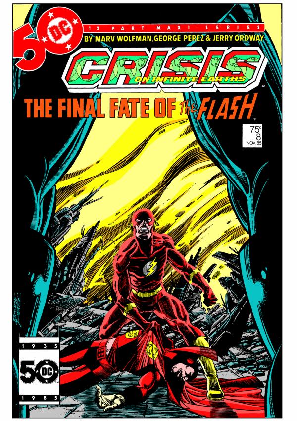 CRISIS ON INFINITE EARTHS #8 FACSIMILE EDITION CVR A GEORGE PEREZ