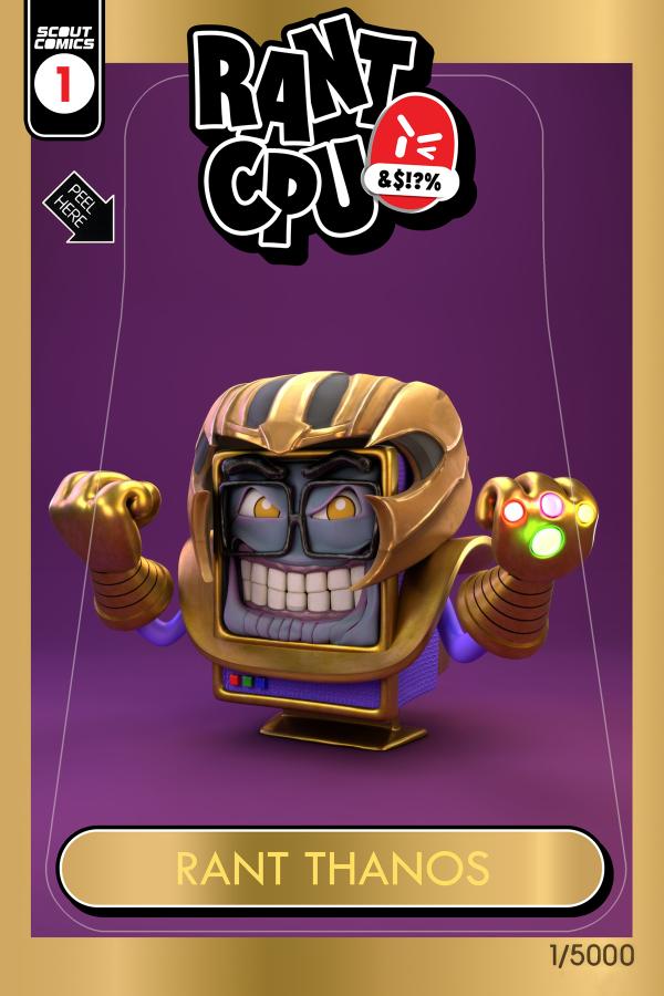 RANT CPU #1 (ONE SHOT) CVR D MK PERKER RANTHANOS GARBAGE PAIL KIDS HOMAGE VAR