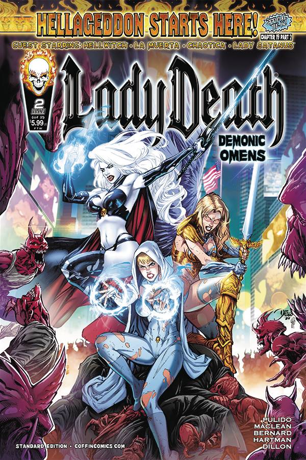 LADY DEATH DEMONIC OMENS #2 (OF 2) CVR A BERNARD STANDARD (M