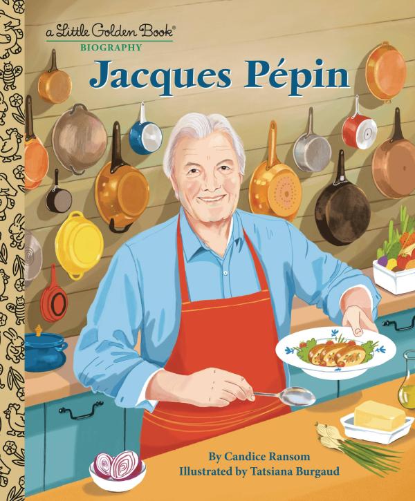 JACQUES PEPIN LITTLE GOLDEN BOOK HC