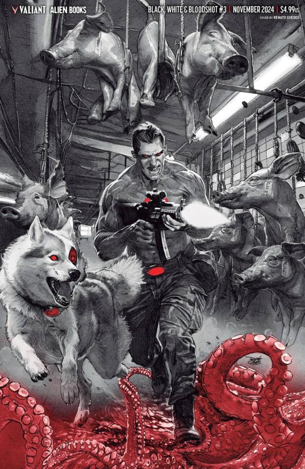 BLACK WHITE & BLOODSHOT #3 (OF 4) CVR E GUEDES VIRGIN (MR)