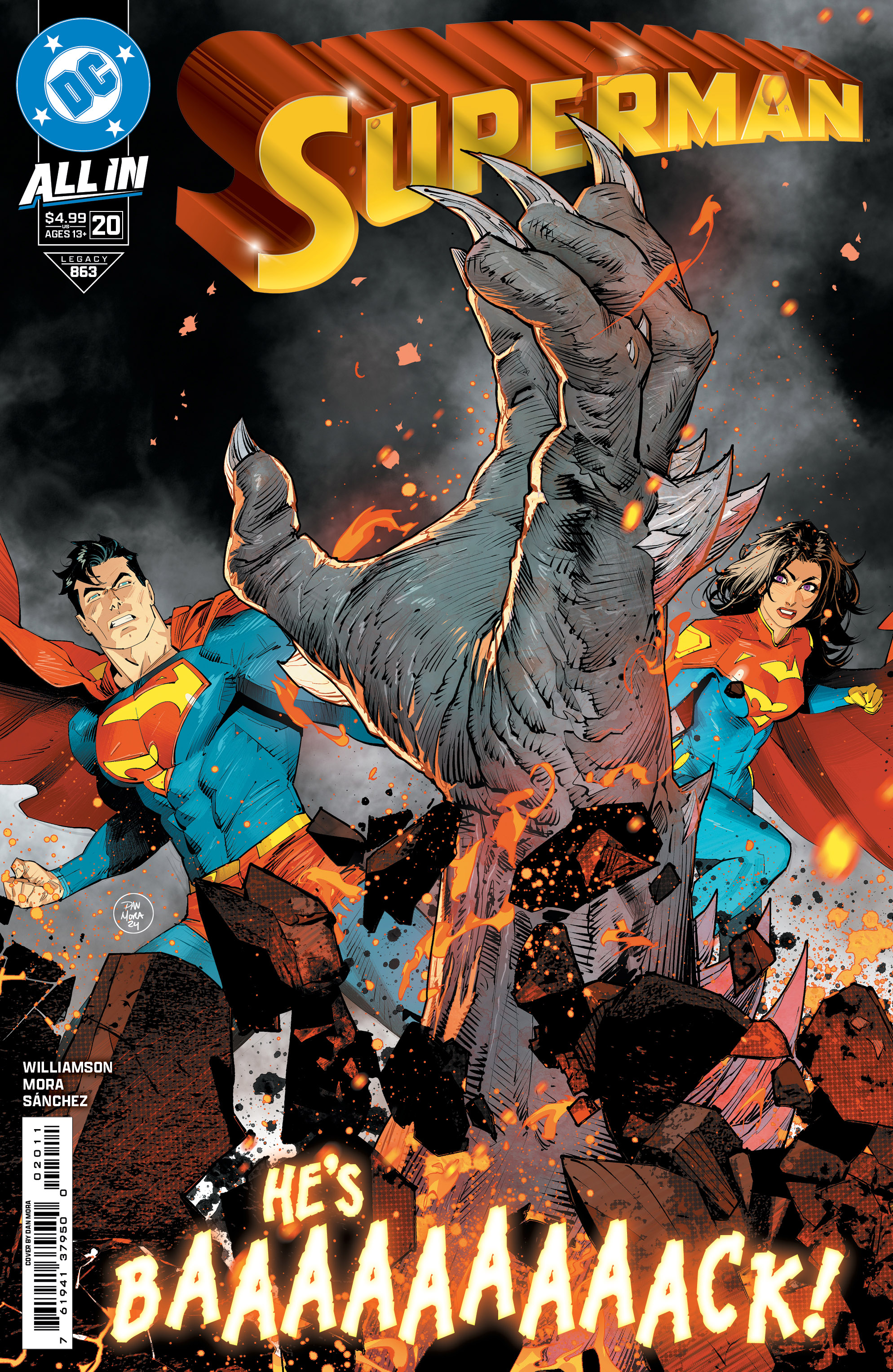 SUPERMAN #20 CVR A DAN MORA