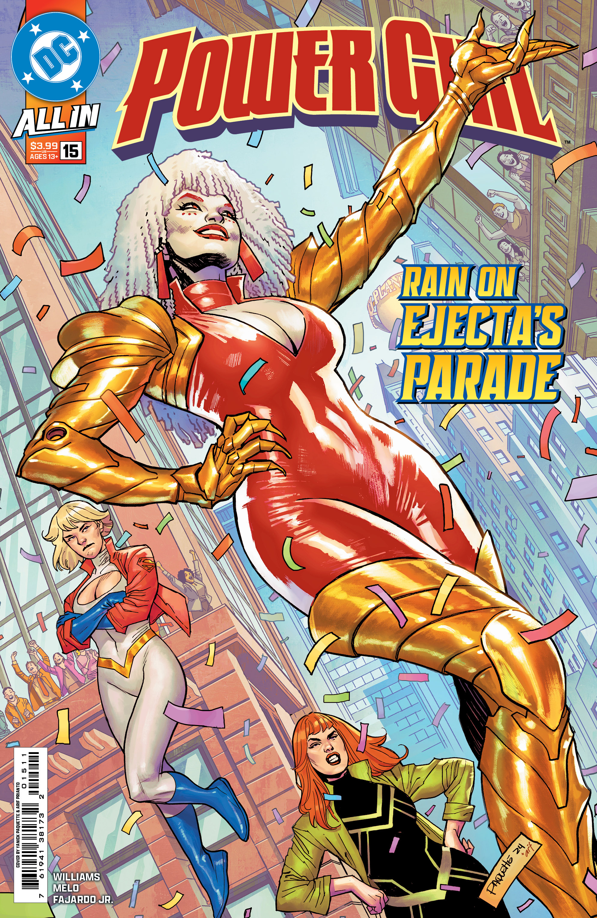 POWER GIRL #15 CVR A YANICK PAQUETTE