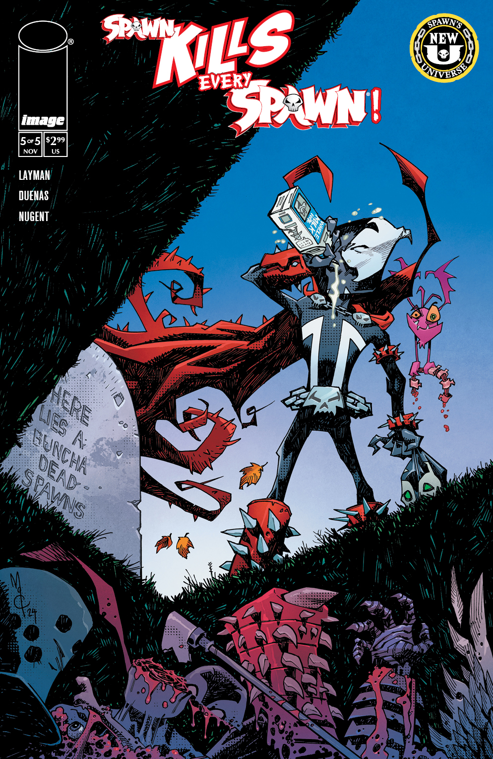 SPAWN KILLS EVERY SPAWN #5 (OF 5) CVR B JOHN MCCREA VAR