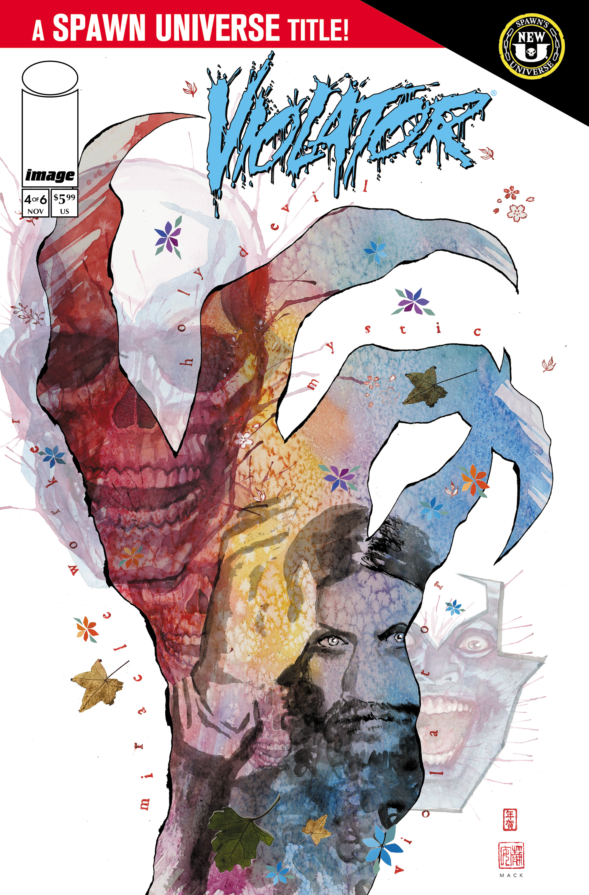 SPAWN VIOLATOR #4 (OF 6) CVR B DAVID MACK VAR